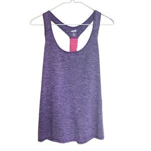 purple avia workout tank size large
